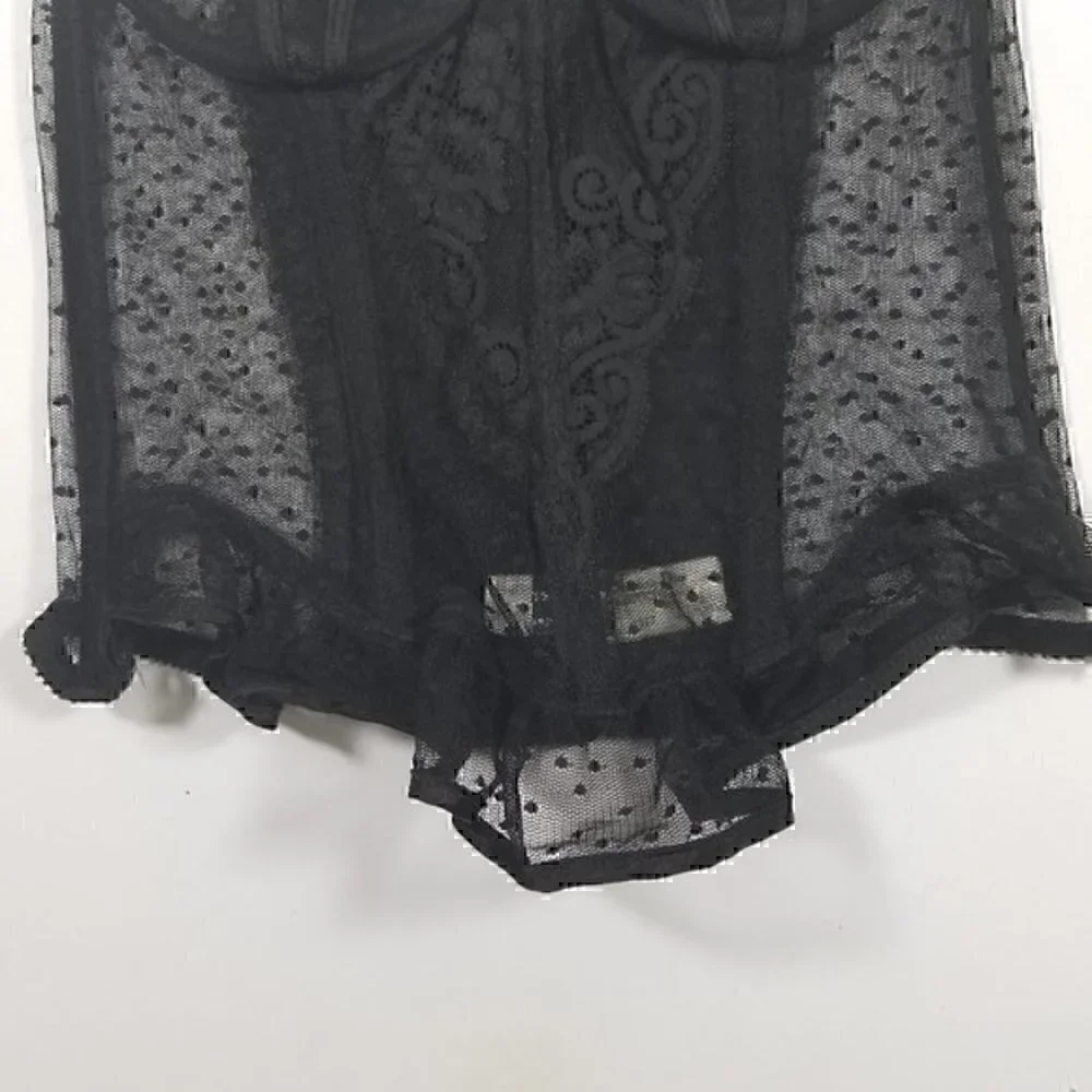 VTG Christian Dior Lace Corset Bra 34 Fits BC - Picture 4 of 7